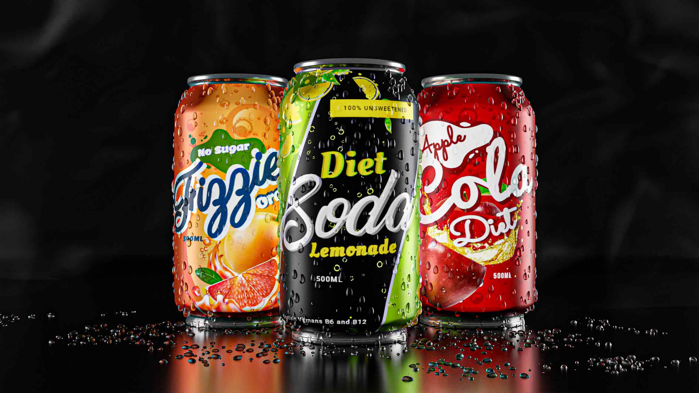 Soda cans; Epic Projects; 3d visualization